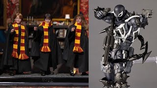 New Harry Potter statues JND amp Agent Venom Revoltech reissue available at Titan Toyz [upl. by Aliuqehs979]