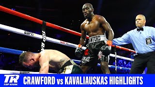 Terence Crawford Retains Belt With Vicious 9th RD Knockout  Full Fight Highlights [upl. by Manwell]