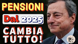 💥 PENSIONI 👉 DAL 2025 CAMBIERÀ TUTTO❗️📌 ADEGUAMENTO DEI REQUISITI ETÀ PENSIONABILE ❇️ [upl. by Dunaville]