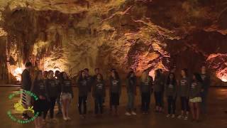 Conard High School Solo Choir USA singing at the Postojna Cave [upl. by Boyes]