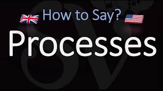 How to Pronounce Processes CORRECTLY Meaning amp Pronunciation [upl. by Ahseryt182]