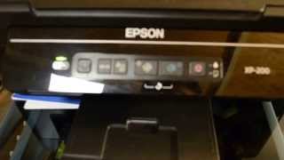 How to Scan with the Epson XP 200 [upl. by Hcahsem]