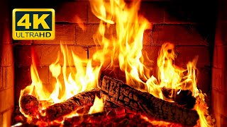 🔥 Cozy Fireplace 4K 12 HOURS Fireplace with Crackling Fire Sounds Crackling Fireplace 4K [upl. by Lodie705]