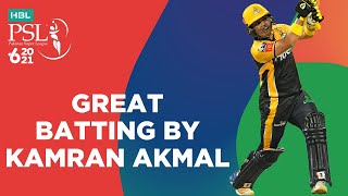 Great Batting By Kamran Akmal  Multan vs Peshawar  Final Match 34  HBL PSL 6  MG2T [upl. by Nimsay]