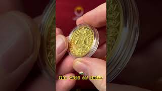 WOW A Numismatic Masterpiece  The Gold of India shorts [upl. by Jochebed725]