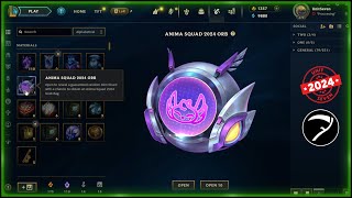 50x Anima Squad 2024 Orbs Anima Squad 2024 Mega Orb Bundle opening  League Of Legends [upl. by Sirc643]