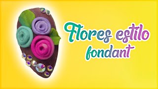 Flores estilo fondant 3DUñas Acrílicas 1 [upl. by Akemahc]