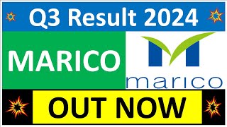 MARICO Q3 results 2024  MARICO results today  MARICO Share News  MARICO Share latest news today [upl. by Tenay]