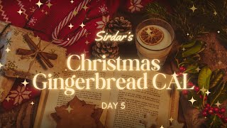 Early Morning Crochet  Sirdar Christmas Gingerbread CAL Day 5 Candy Cane Stripes [upl. by Sisxela]