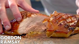 How To Make Slow Roasted Pork Belly  Gordon Ramsay [upl. by Atorod]