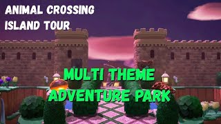 ACNH Island Tour Multi themed Adventure Park [upl. by Atsedom]