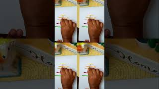 Thread Painting Easy  Thread Art diypainting [upl. by Sarkaria162]