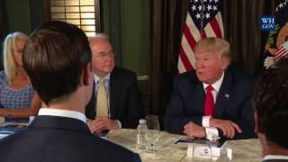 President Trump Participates in a Briefing on the Opioid Crisis with Secretary of HHS Tom Price [upl. by Eusebio]