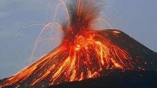 Ana Krakatoa Active Volcano Crater Indonesia Anak Krakatoa [upl. by Vins]