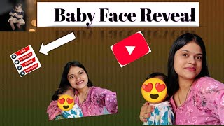 Baby Face Reveal🤩 Baby Vlog vlog baby youtube babyface reveal [upl. by Elimay]