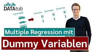 Dummy Variablen bei der Regressionsanalyse [upl. by Rebmyk464]