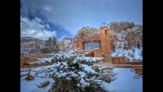 Experience a Snowy Day at a Desert Monastery [upl. by Jocelyn]