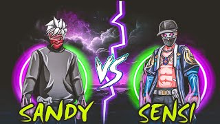 SANDY FF🇳🇵VS SENSI 4 4 4 YT 🇳🇵NP JOD PLAYER 🥶  FRIENDLY COSTUME ❤️sensi444yt [upl. by Shaia]