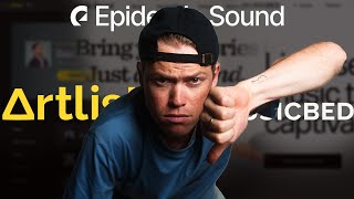 Copyright free music Epidemic Sound vs Artlist vs Musicbed It’s a Scam 2023 [upl. by Wallford67]