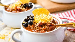 Taco Soup for Two  Small Batch Soup [upl. by Clarey217]