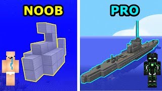 Minecraft NOOB VS PRO ŁÓDŹ PODWODNA W MINECRAFT [upl. by Vizzone]