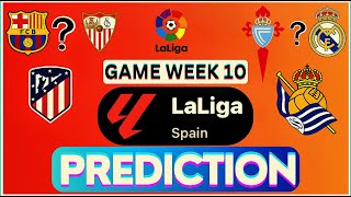 LaLiga Game Week 10 Predictions amp Betting Tips football footballpredictions laliga [upl. by Inek]