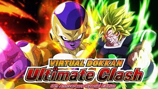 HOW TO BEAT ULTIMATE CLASH 9TH ANNIV EDITION DBZ Dokkan Battle [upl. by Fishman]