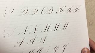 Copperplate Majuscules Parts 4 5 and 6 [upl. by Allit673]