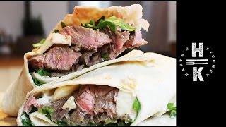 The Best Steak Wrap  Clean Eating [upl. by Zimmermann]