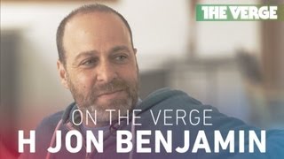 On The Verge interview with voice actor H Jon Benjamin Archer Bobs Burgers [upl. by Aipotu]