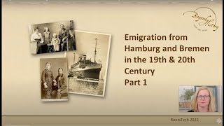 Emigration from Hamburg and Bremen in the 19th and 20th century  part 1 [upl. by Aniakudo]