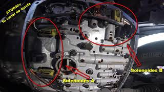 Toyota Rav4 2001  2004 Solenoides de Transmisión A y B donde están [upl. by Wake]