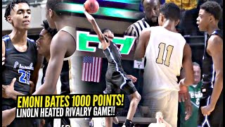 Emoni Bates Reaches 1000 POINTS During HEATED Rivalry Game Lincoln vs YPSI Full Highlights [upl. by Annalla145]