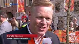 Ronald Koeman praat koningspaar bij over voetbaltalenten uit provincie  RTV Noord [upl. by Jo]