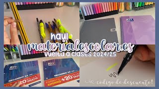 HAUL MATERIAL ESCOLAR 202425  materialescolares  descuento 📚 [upl. by Drugge]