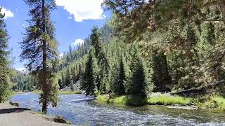 Firehole River Canyon and Falls Yellowstone National Park USA [upl. by Asital]