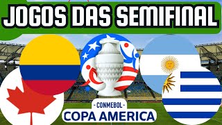 PRÓXIMOS JOGOS DA COPA AMÉRICA SEMIFINAL 0907 a 1007 [upl. by Theda284]