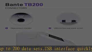 Bante TB200 Laboratory Turbidity Meter  Turbidimeter  2 to 7 Points Calibration Selectable TSS M [upl. by Letniuq]