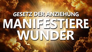 Manifestiere Wunder mit dem Gesetz der Anziehung  Meditation zum Einschlafen  Affirmationen [upl. by Stewart]