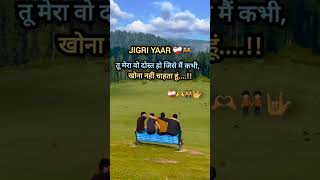 तू मेरा वो दोस्त हो जिसे मैं कभीखोना नहीं चाहता हूंdostilove dostishyari jigri shayari [upl. by Lemaceon]