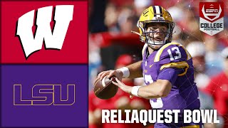 ReliaQuest Bowl Wisconsin Badgers vs LSU Tigers  Full Game Highlights [upl. by Lucine]