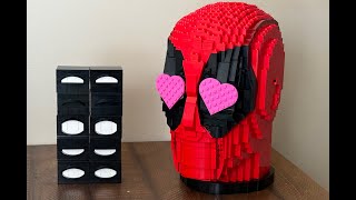 BRICKER BUILDS quotTHE MERC WITH THE MOUTHquot DEADPOOL LEGO BUST BUILD amp REVIEW [upl. by Aisanahta619]