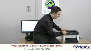 Kyocera FS1041 Mono Laser Printer Review [upl. by Alber632]