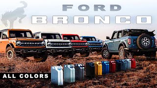 2022 Ford Bronco  Color Options Already Available for Sale in 2021 [upl. by Preuss]