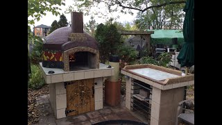 Detailed Wood Fired Pizza Oven Build How Why Cost and Resources [upl. by Arrekahs]