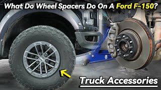 What Do Wheel Spacers Do On A Ford F150  BONOSS Truck Accessories [upl. by Griselda918]