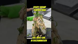 how to make tempura sushi roll  how to make sushi sushi recioe  crunchy tempura maki [upl. by Demmer]