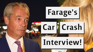 Nigel Farages Car Crash Interview With Emily Maitlis Over Trump Visit [upl. by Juana]