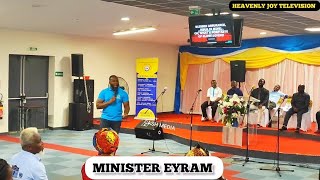 POWERFUL SONG MINISTRATION BY MINISTER EYRAM BLESSED ASSURANCE JESUS IS MINE [upl. by Nnaeel75]