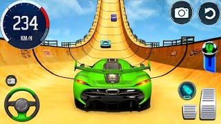 Ramp Car Racing Car Game 3D GT Car Stunts Racing Simulator Android Gameplaygame [upl. by Animsaj]